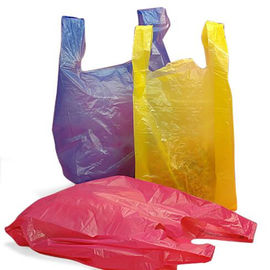 Plastik Compostable Alışveriş Poşetleri, Özel Baskılı Ambalaj Tişörtlü Çanta