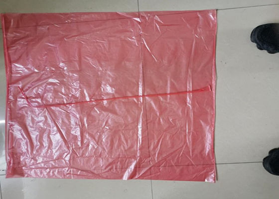 65°C'de PVA suda çözünür torba hastane tıbbi kullanımı, enfeksiyon kontrolü için çözünebilir çamaşır ve biyotehlike torbası
