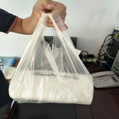 Biyobozunur T-Shirt PVA Suda Çözünür Plastik Poşet MSDS Belgeli