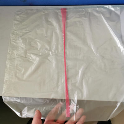 Kırmızı Kravat 660mmx840mm ile Enfeksiyon Kontrolü Sıcak Suda Çözünür Çamaşır Torbaları